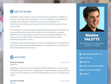 Tablet Screenshot of maximevalette.com